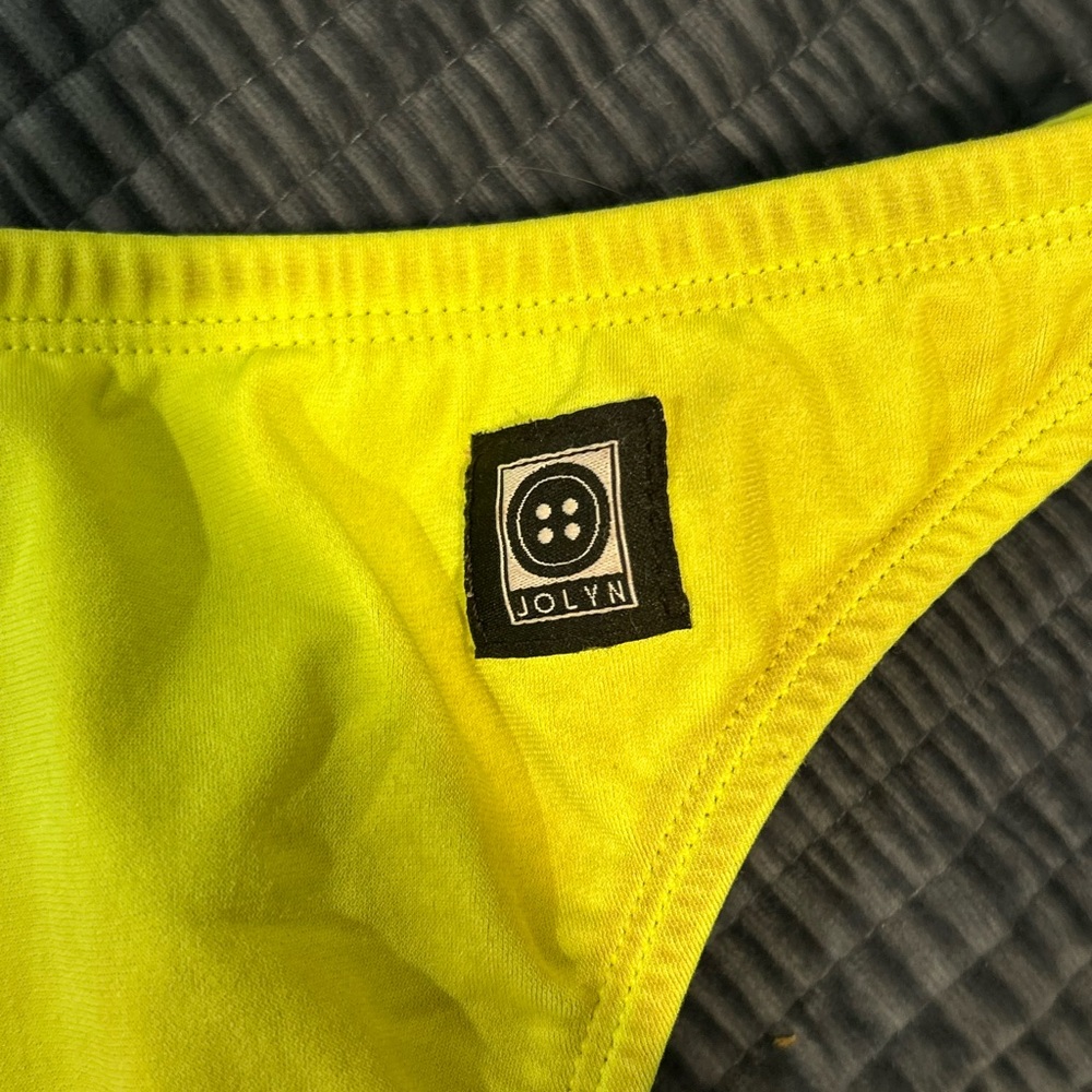 Jolyn Clothing Vibrant Yellow Bikini Bottoms